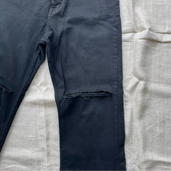 SOLD ❌ Black High Waist Ripped Bootcut Jeans - Picture 11 of 11